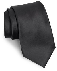 Cravatta di seta nera