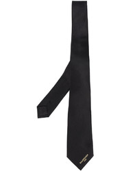 Cravatta di seta nera di Balenciaga