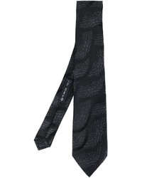 Cravatta di seta nera di Etro