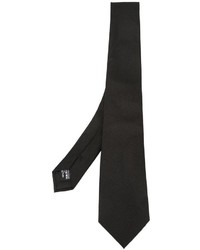 Cravatta di seta nera di Giorgio Armani
