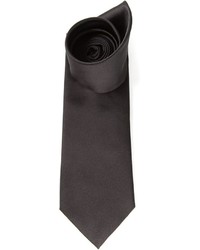 Cravatta di seta nera di Gucci