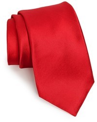 Cravatta di seta rossa