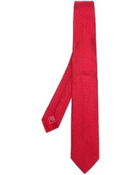 Cravatta di seta rossa di Brioni