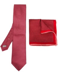 Cravatta di seta rossa di Canali