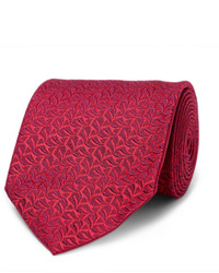 Cravatta di seta rossa di Charvet