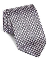 Cravatta di seta scozzese viola chiaro