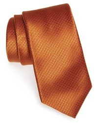 Cravatta di seta terracotta