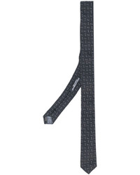 Cravatta di seta tessuta nera di Dolce & Gabbana