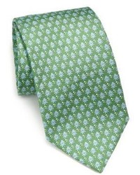 Cravatta di seta verde
