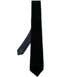 Cravatta di velluto blu scuro