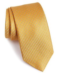 Cravatta geometrica dorata