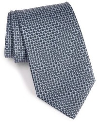 Cravatta geometrica grigia