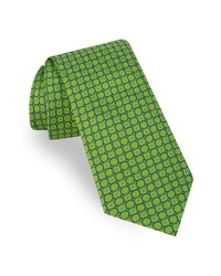 Cravatta geometrica verde