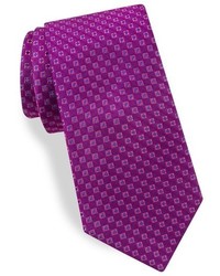 Cravatta geometrica viola