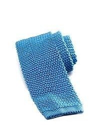 Cravatta lavorata a maglia acqua