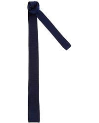 Cravatta lavorata a maglia blu scuro di Peter Werth
