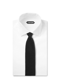 Cravatta lavorata a maglia nera di Tom Ford