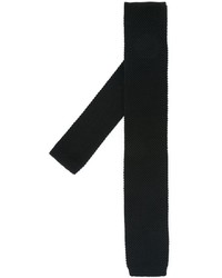 Cravatta lavorata a maglia nera di Paul Smith
