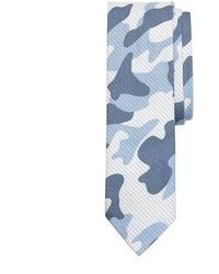 Cravatta mimetica azzurra