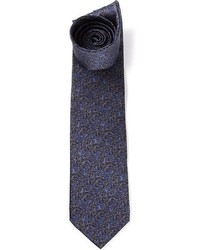 Cravatta mimetica blu scuro