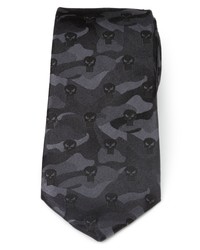 Cravatta mimetica nera