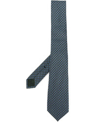 Cravatta ricamata foglia di tè di Gucci