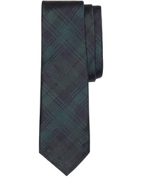 Cravatta scozzese verde scuro