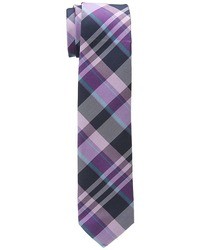 Cravatta scozzese viola melanzana