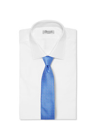 Cravatta stampata azzurra di Charvet