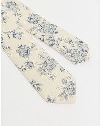 Cravatta stampata beige di Asos