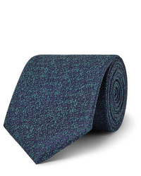 Cravatta stampata blu scuro di Charvet