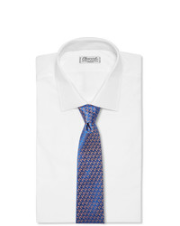 Cravatta stampata blu di Charvet