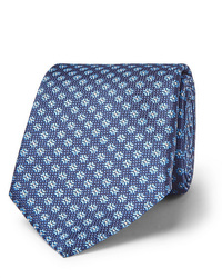 Cravatta stampata blu di Canali