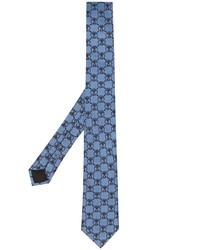 Cravatta stampata blu di Moschino