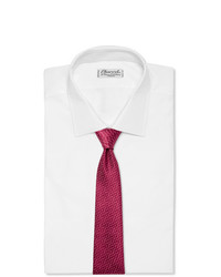 Cravatta stampata bordeaux di Charvet