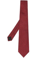 Cravatta stampata bordeaux di Moschino
