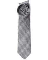 Cravatta stampata grigia di Lanvin