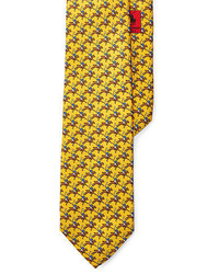 Cravatta stampata lime