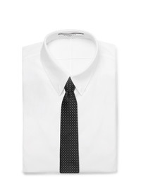 Cravatta stampata nera e bianca di Givenchy