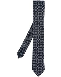 Cravatta stampata nera e bianca di Dolce & Gabbana