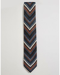 Cravatta stampata nera di Asos