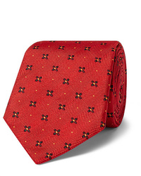 Cravatta stampata rossa di Kingsman