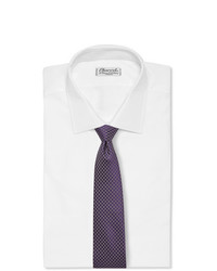 Cravatta stampata viola di Charvet