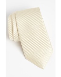 Cravatta tessuta beige