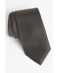 Cravatta tessuta grigio scuro