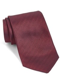 Cravatta tessuta rossa