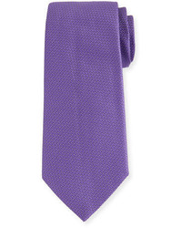 Cravatta tessuta viola melanzana