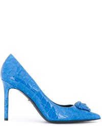 Décolleté blu di Versace