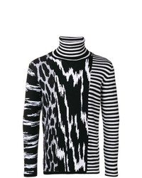 Dolcevita a righe orizzontali nero e bianco di Givenchy