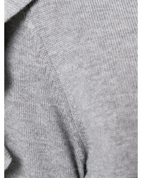 Dolcevita di lana lavorato a maglia grigio di Blugirl